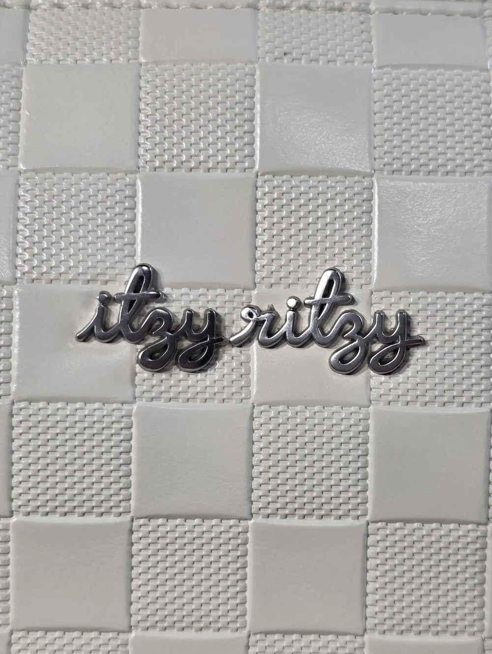 Itzy Ritzy Boss Tote Diaper Bag Limited-edition checkered pattern.
